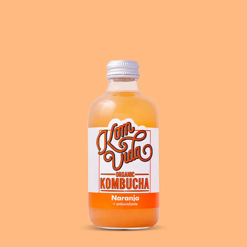 Kombucha Naranja Bio 12x250ml Komvida