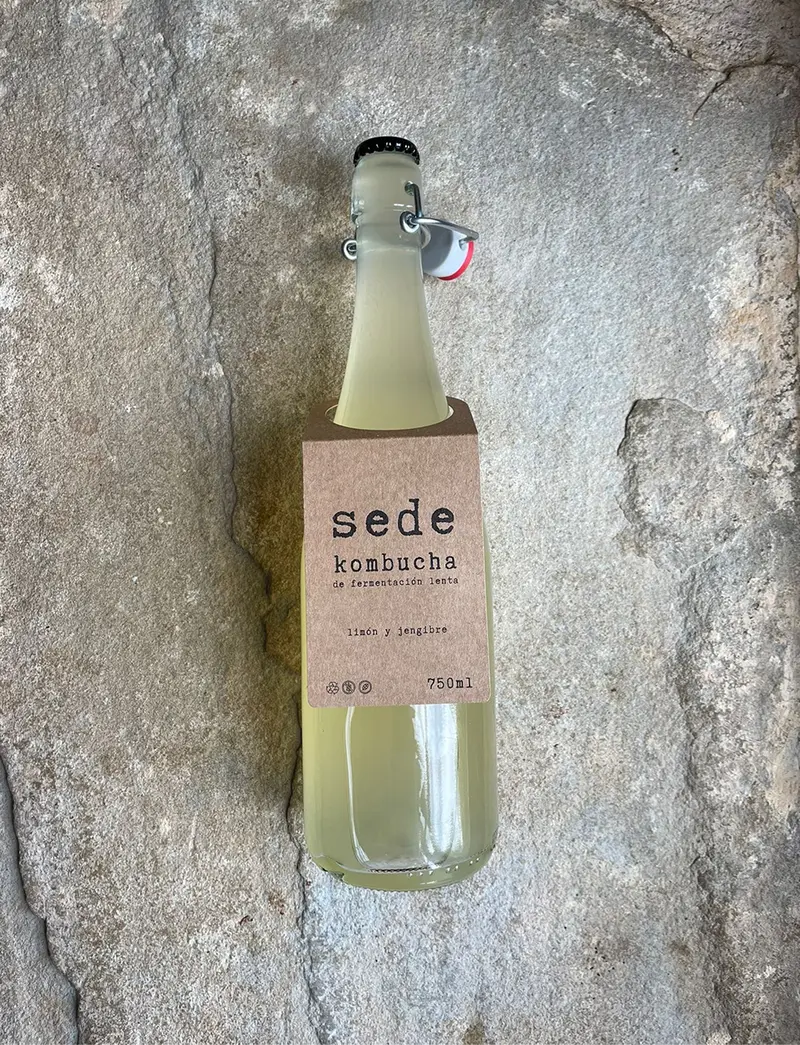 Kombucha Sede de Limón y Jengibre 750 ml
