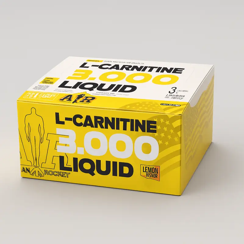 L-Carnitine 3000(Carnipure) Caja 500ml -American Rocket20uds. x 25ml. Limón