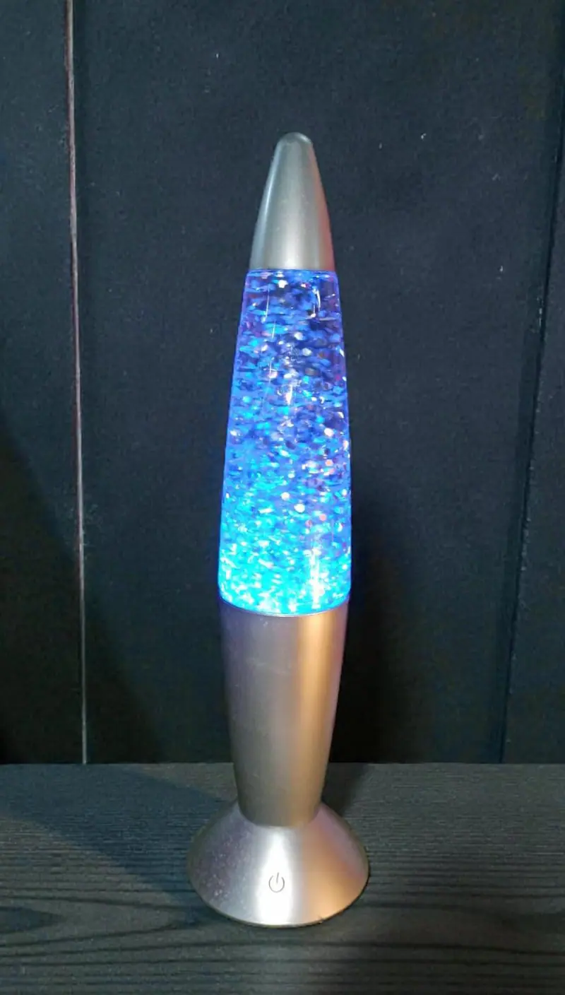 Lámpara de Purpurina Sparkle 39x9cm 5w
