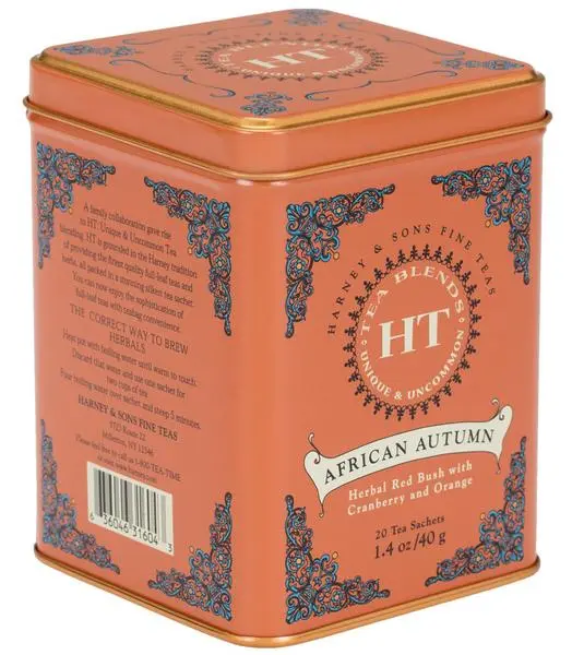 Lata 20 bolsitas de seda Rooibos African Autumn
