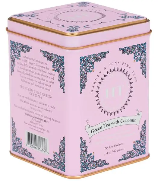 Lata 20 bolsitas de seda Té Verde Bangkok