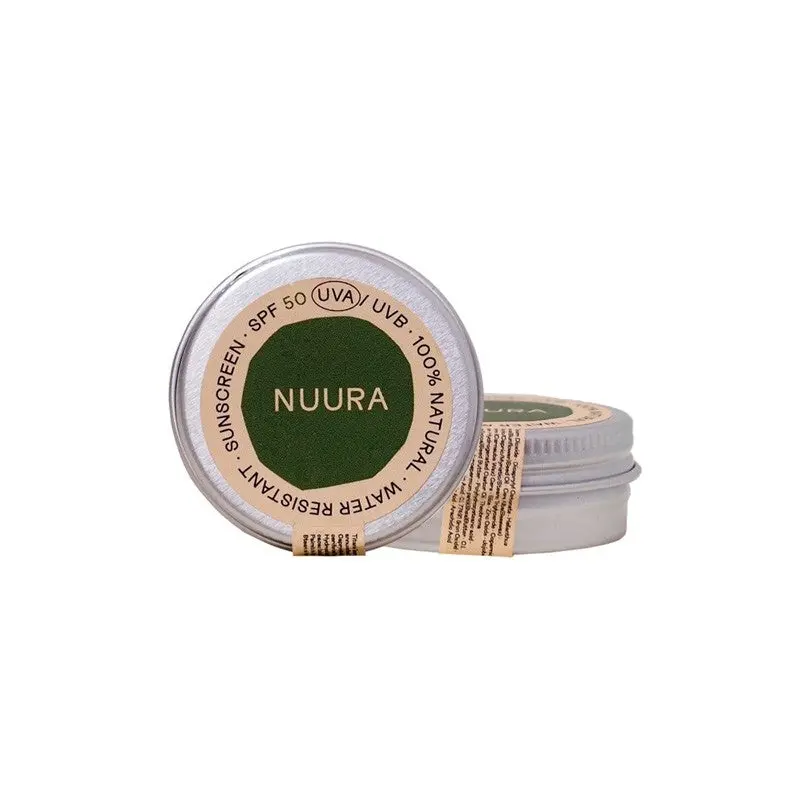 Lata Crema solar facial natural SPF+50 Bio 18ml Nuura