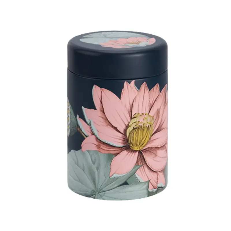 Lata de Té Flor de Loto Azul
