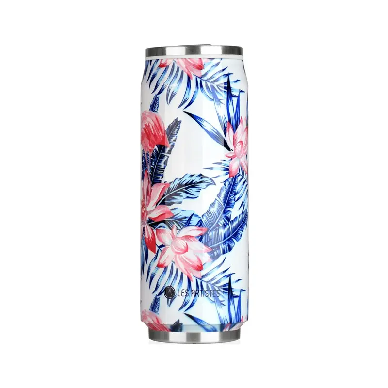 Lata Inox Leaf Flamingos 500ml Les Artistes Paris