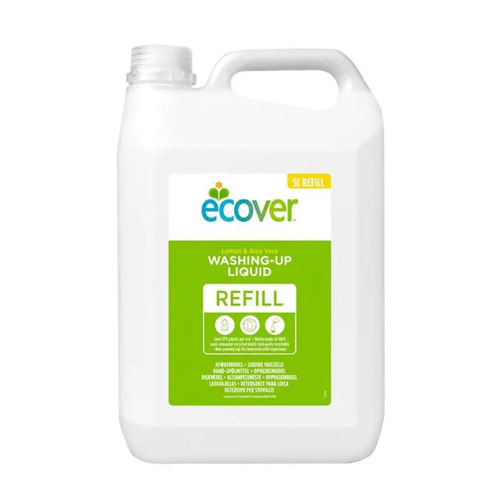 Lavavajillas liquido de limon y aloe vera 5L Ecover