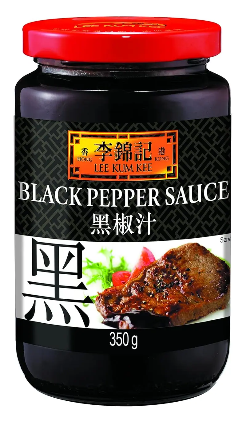 Lee Kum Kee Salsa de Pimienta Negra, Pack Ahorro de 3 Botes (3x350g). Abastécete de la salsa más sabrosa y aromática para tus salteados de estilo asiático. ¡Calidad y sabor para rato!