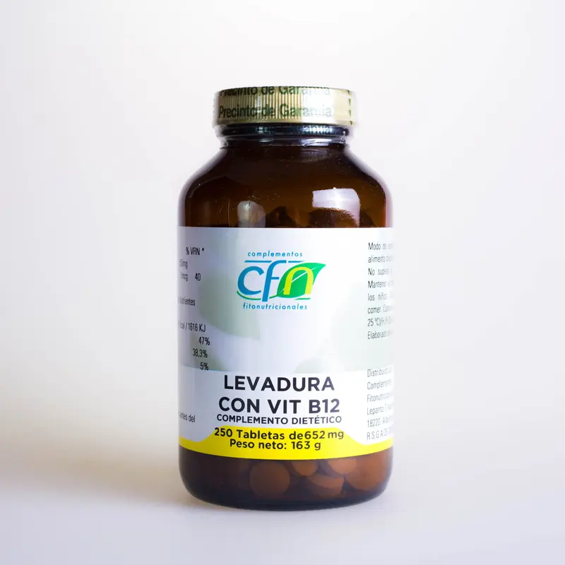 LEVADURA CON VIT B12 250 TAB - CFN