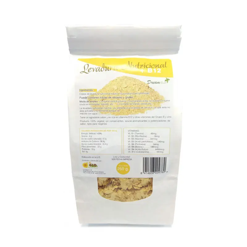 Levadura nutricional + b12 250 g Dream Foods