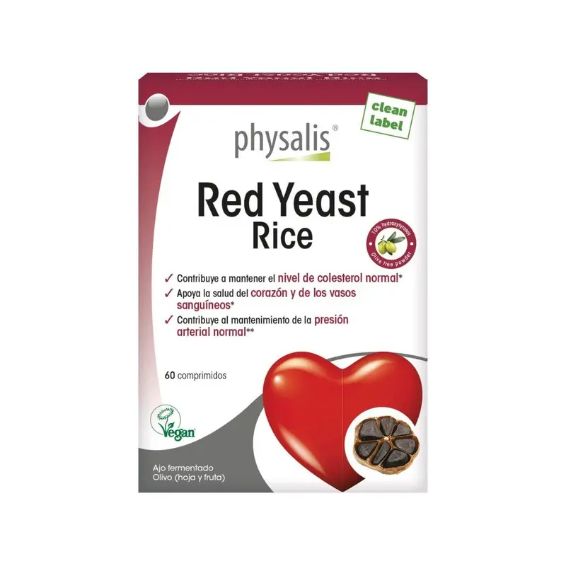 Levadura roja de arroz - 60 comprimidos - Physalis