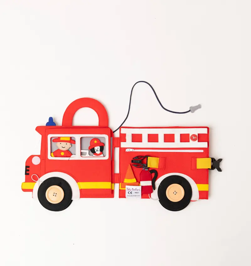 Libro camión de bomberos