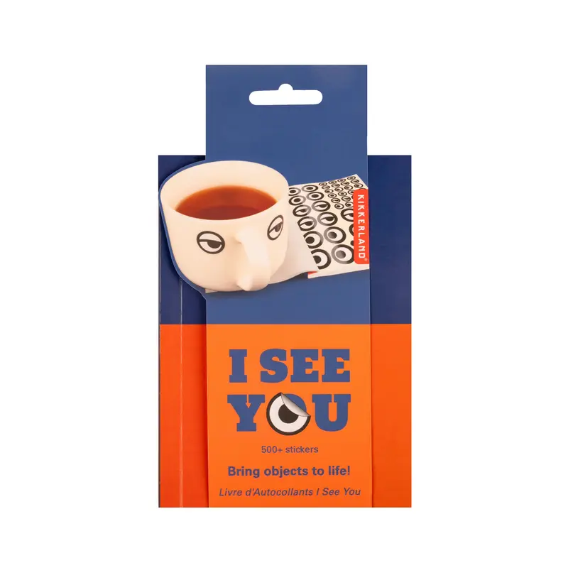 Libro de pegatinas I see you