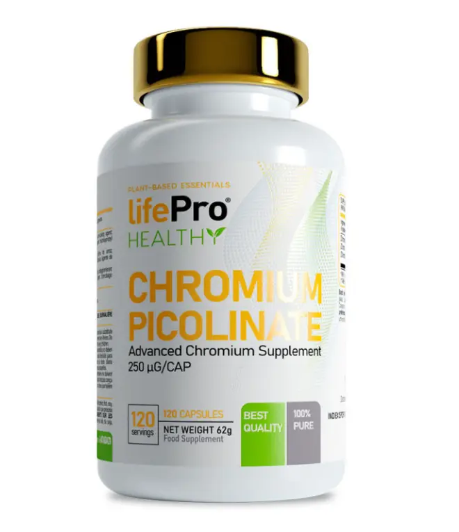 LIFE PRO ESSENTIALS PICOLINATO DE CROMO 120 CAPS
