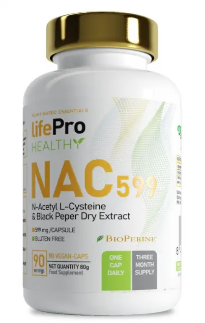 Life Pro Nac 599mg 90 Vegancaps