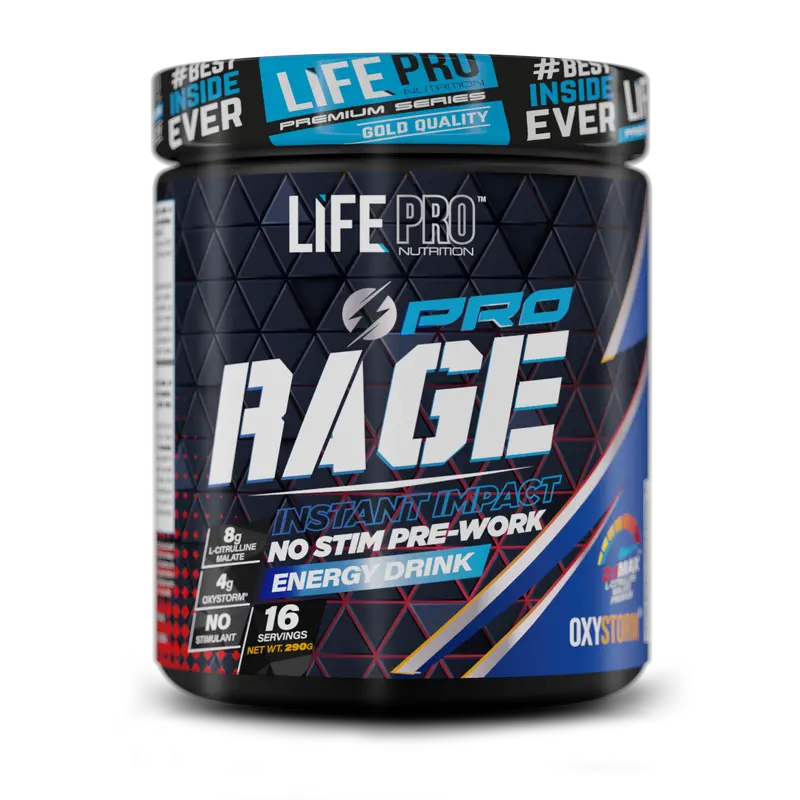 LIFE PRO RAGE PRO 290G CAFFEINE FREE