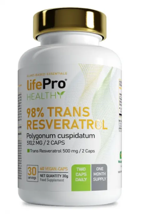 Life Pro Trans Resveratrol 98% 60 Caps