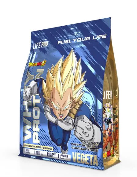 LIFE PRO WHEY DRAGON BALL SUPER LIMITED EDITION VEGETA 900G