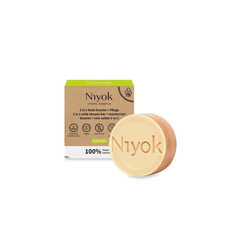 Limpiador Corporal con Loción Green Touch - 80 g - NIYOK
