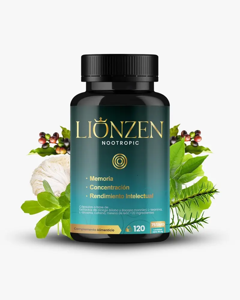 Lionzen Nootropic - 120 cápsulas - Lionzen