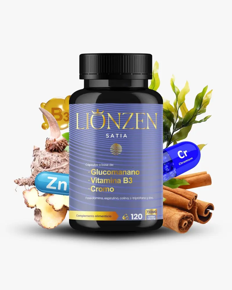 Lionzen Satia -  120 cápsulas - Lionzen