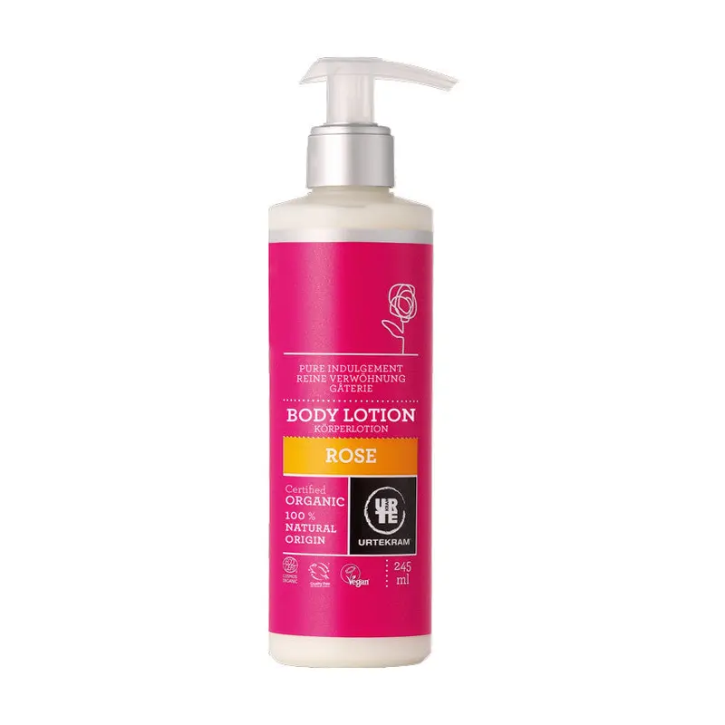 Loción corporal rosas bio 245ml Urtekram