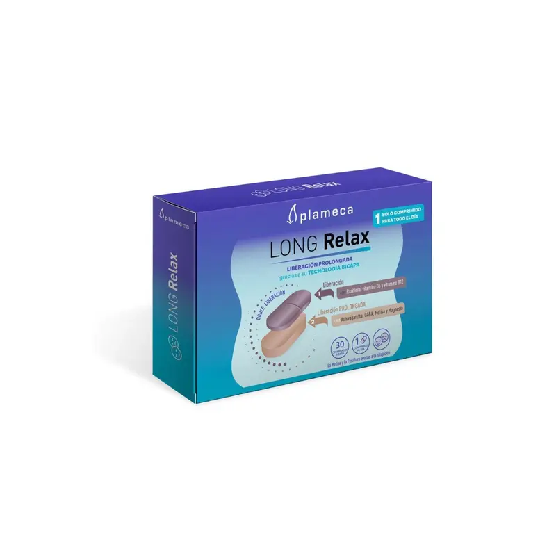 Long Relax bicapa - 30 comprimidos - Plameca