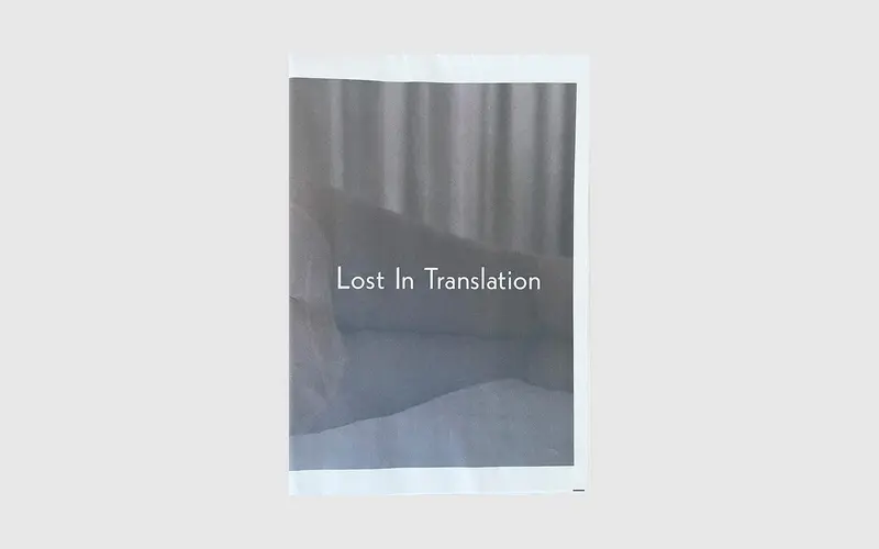 Lost In Translation Photo Newspaper