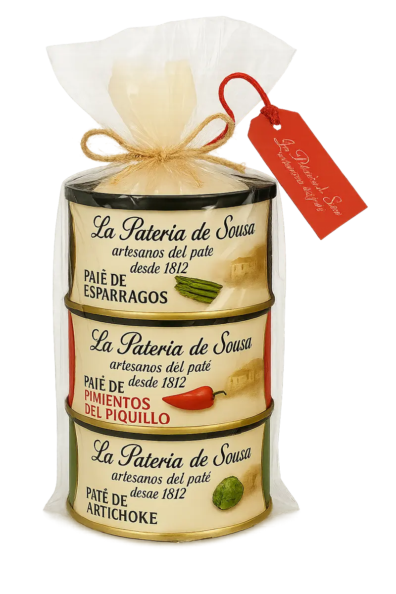 Lote de 3 Variedades de Patés Vegetales 100% Naturales. SIN GLUTEN Y SIN LACTOSA.