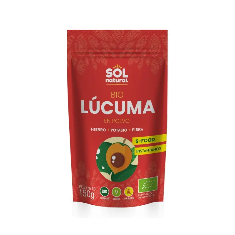 Lucuma en polvo Bio - 150 g - Sol Natural