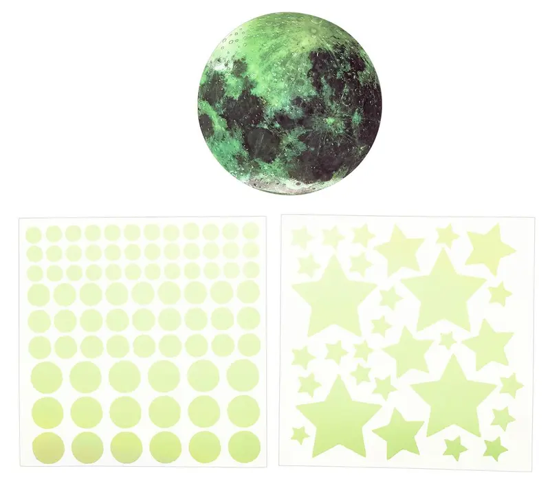 Luna y Estrellas fosforescentes