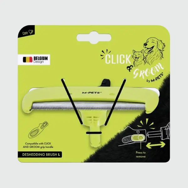 M-Pets Click and Groom Cabezal Deslanador - L