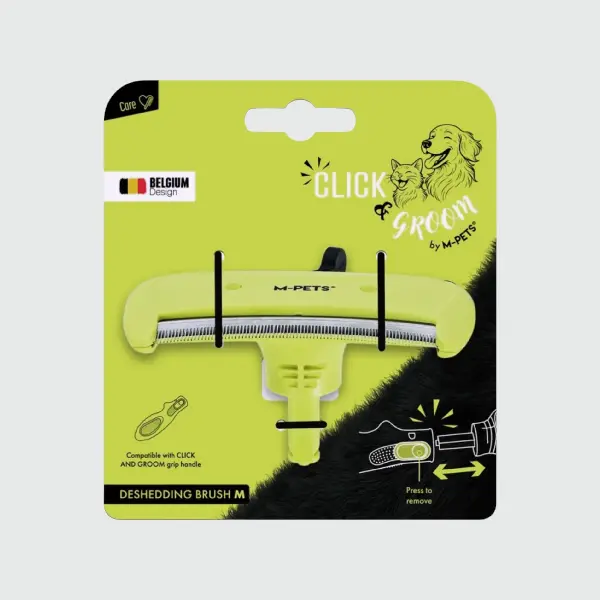 M-Pets Click and Groom Cabezal Deslanador - M