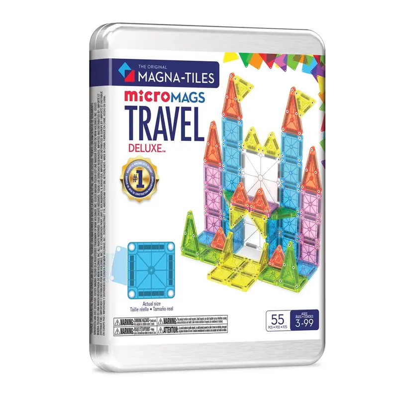 Magna-Tiles MicroMAGS de viaje - Set Luxe