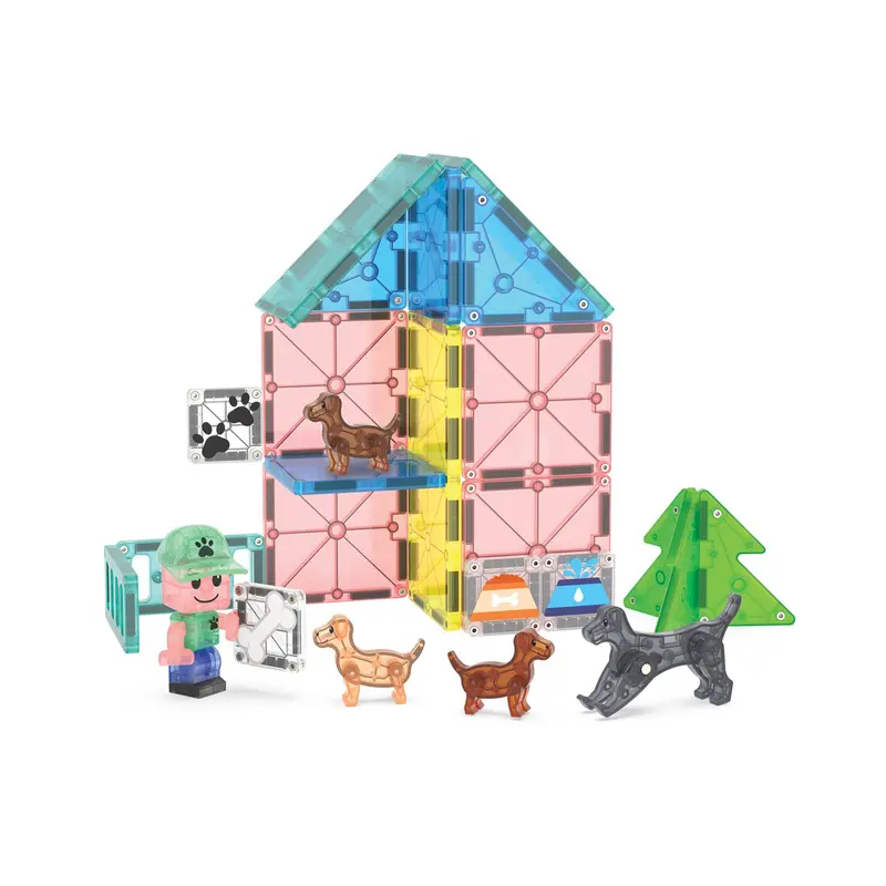 Magna-Tiles Puppy Park 27 piezas