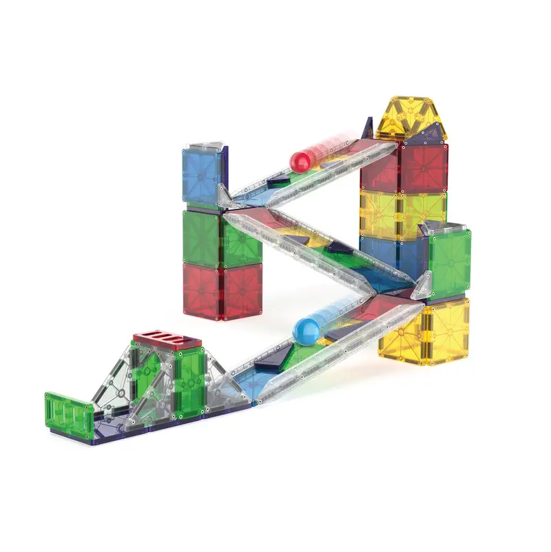 Magna-Tiles Rail Racers 90 piezas