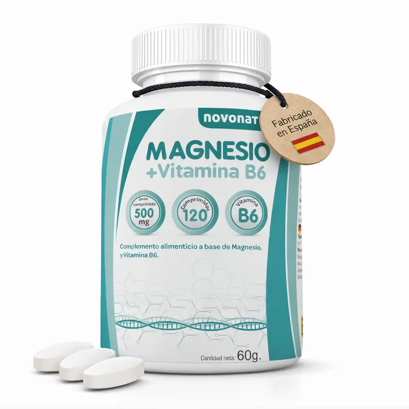 Magnesio + Vitamina B6 Novanatur | 120 comprimidos