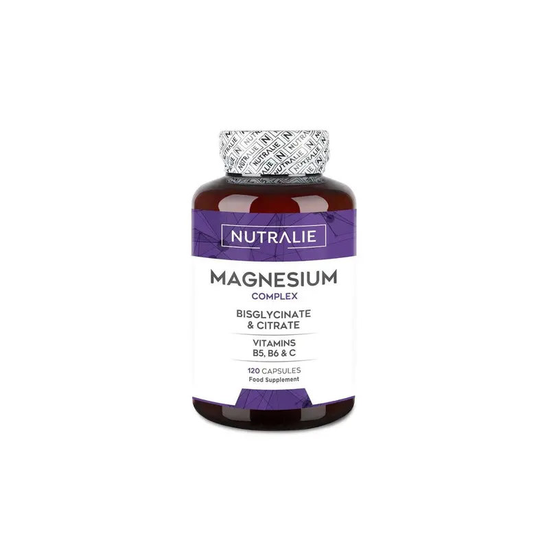 Magnesium complex (bisglicinato y citrato) - 120 cápsulas - Nutralie