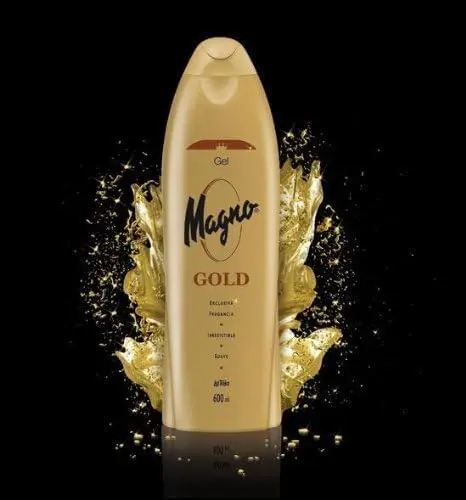 Magno Gold Gel de Ducha, Caja de 12x550ml. El mega pack definitivo para los amantes de su fragancia seductora y moderna. Abastécete de lujo y suavidad para todo el año.