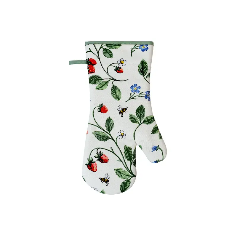 Manopla diseño fresas