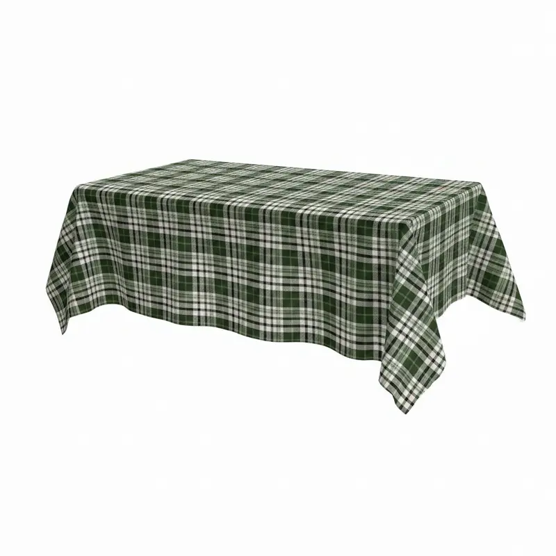 Mantel antimanchas 100% algodón Davis Green