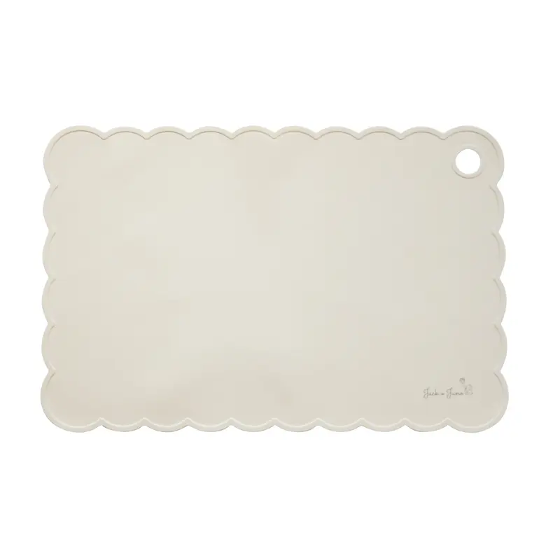 Mantel individual color crema