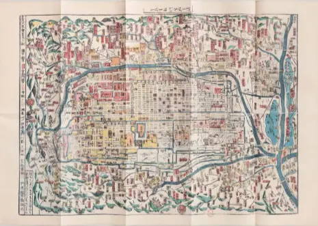 Map of Kyoto (1864)