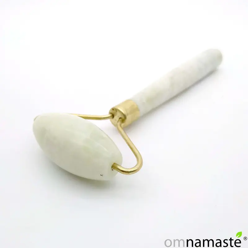 Masajeador Rodillo facial de Jade Gua Sha