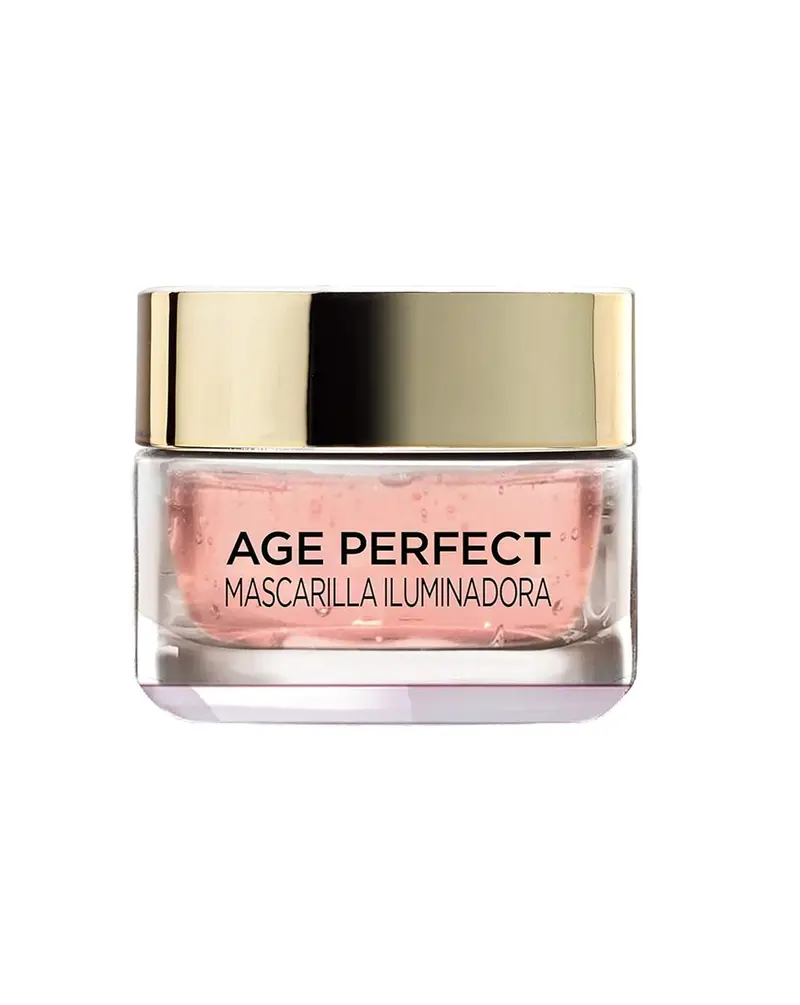 Mascarilla Iluminadora L'Oréal Paris Age Perfect Golden Age (50 ml). Un tratamiento facial intensivo con extracto de Peonía Imperial para pieles maduras y apagadas.