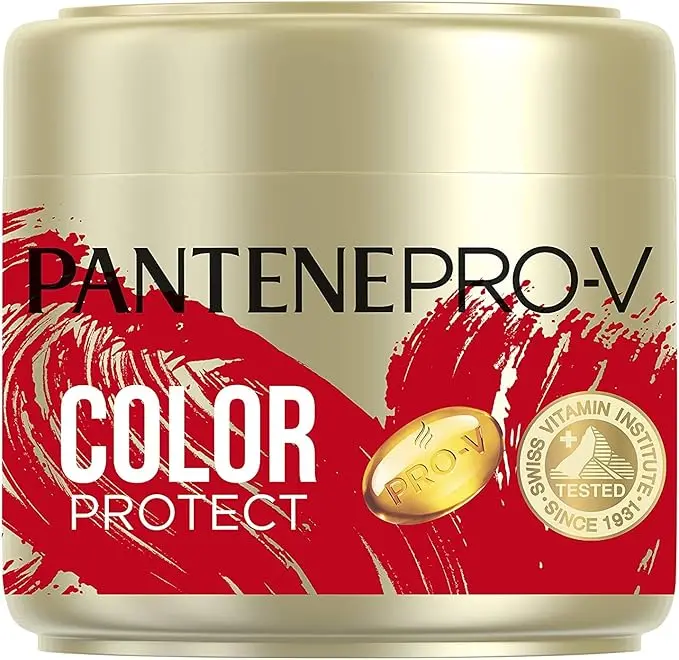 Mascarilla Pantene Pro-V Repara y Protege con Keratina. Un tratamiento intensivo para cabello teñido o con mechas que repara los signos del daño y protege el color.
