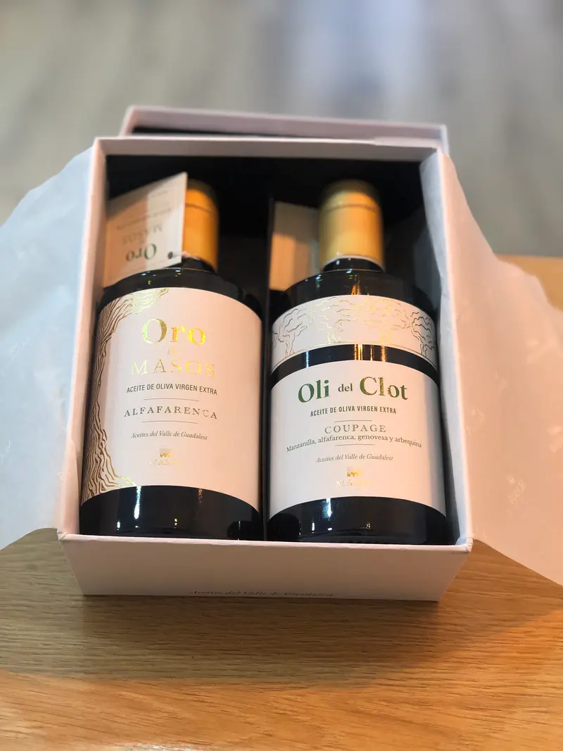 Masos Guadalest estuche aceites lujo.