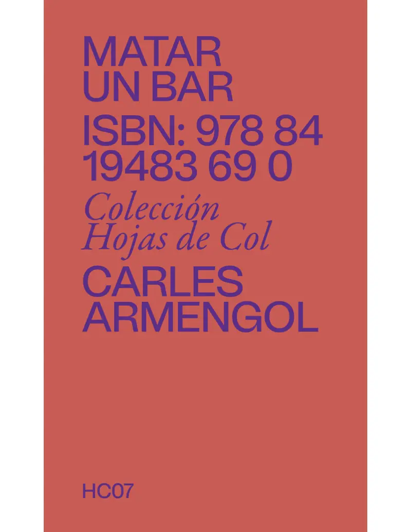 Matar un Bar - Carles Armengol