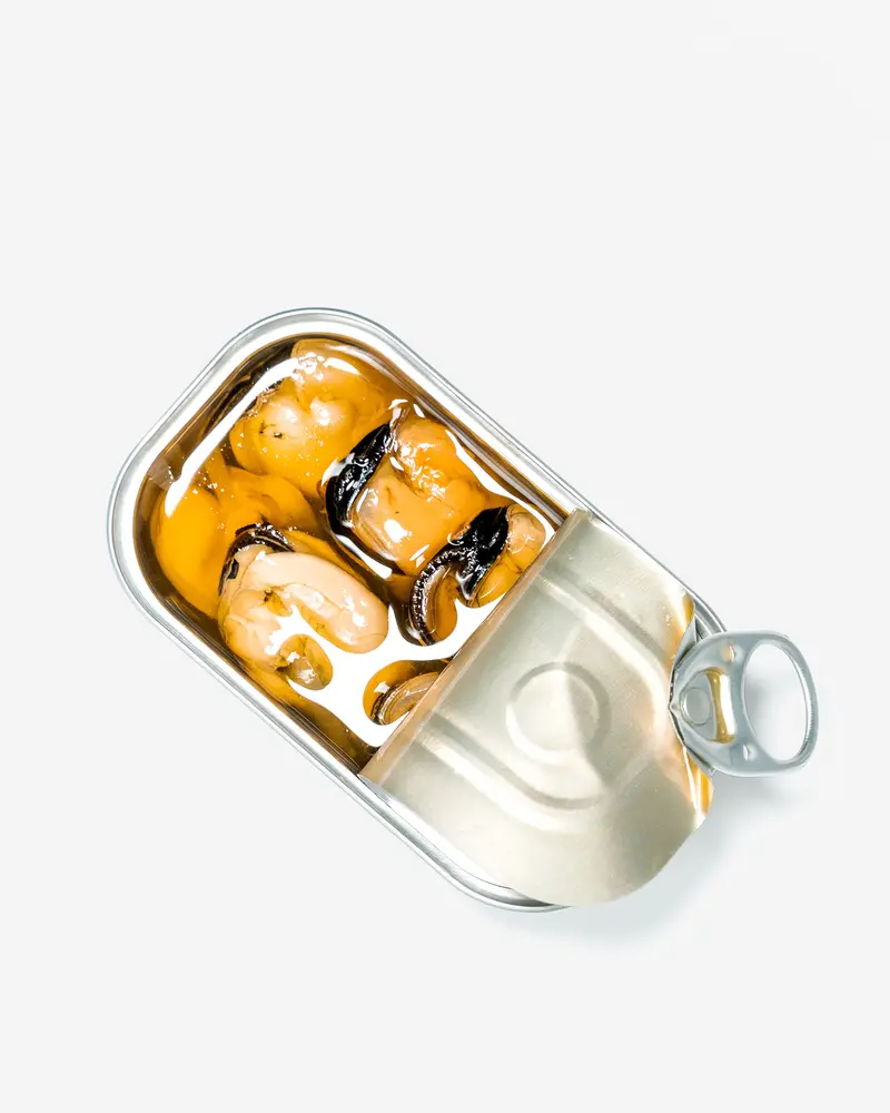 Mejillones con algas en escabeche blanco 130 g