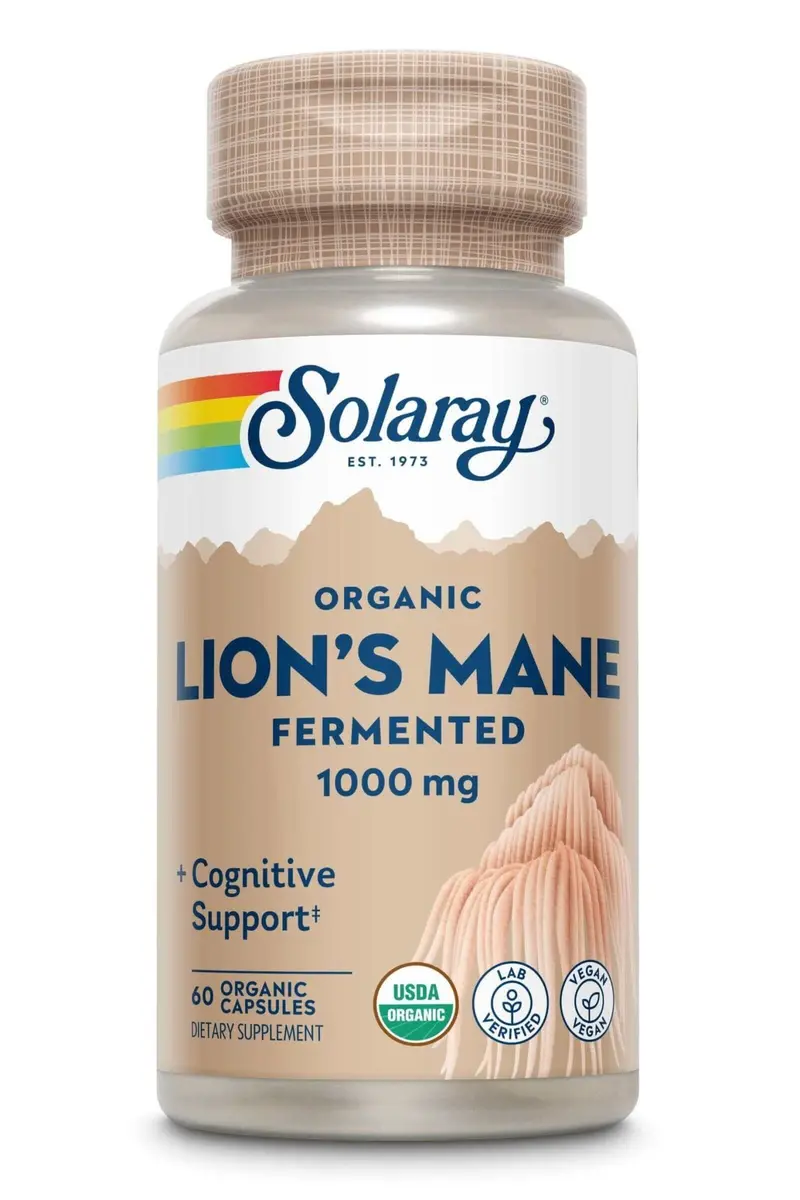 Melena de Leon 1000mg - 60 vegacáps - Solaray