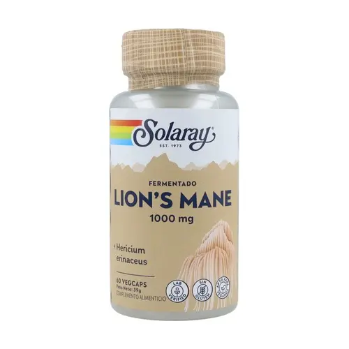 MELENA DE LEÓN (Lion's Mane) 500 mg 60Caps - SOLARAY